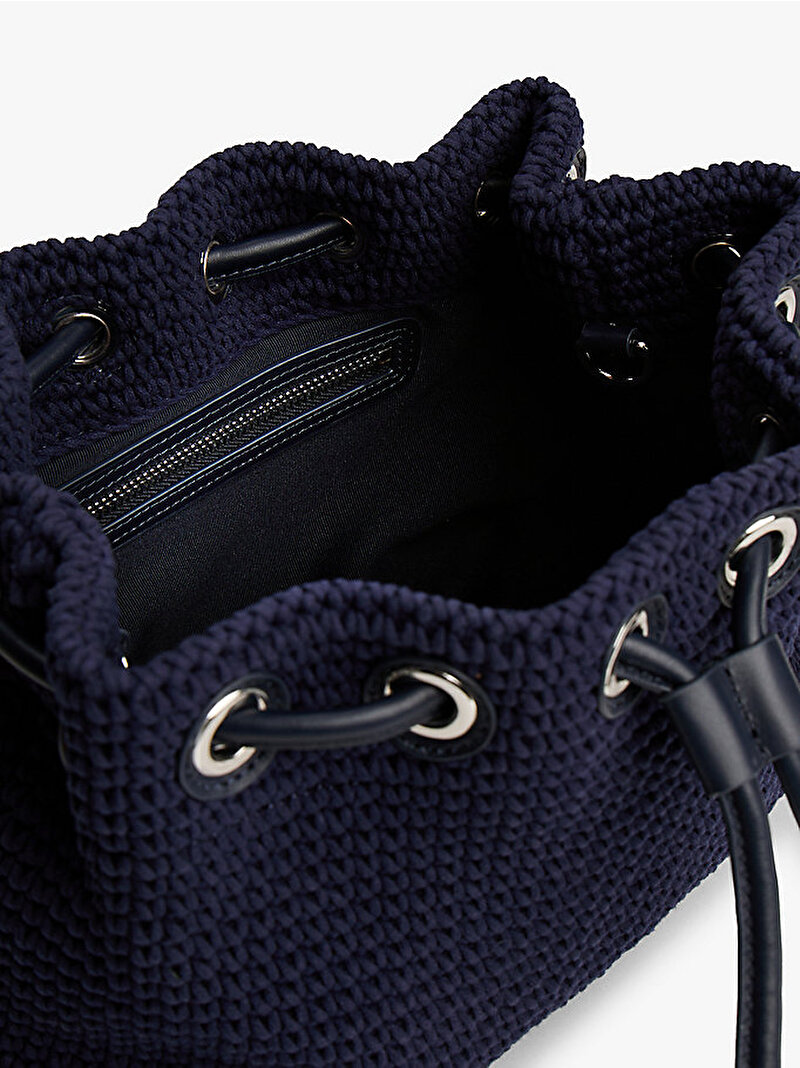 Kadın Drawstring Omuz Çantası Mavi  AW0AW18175DW6