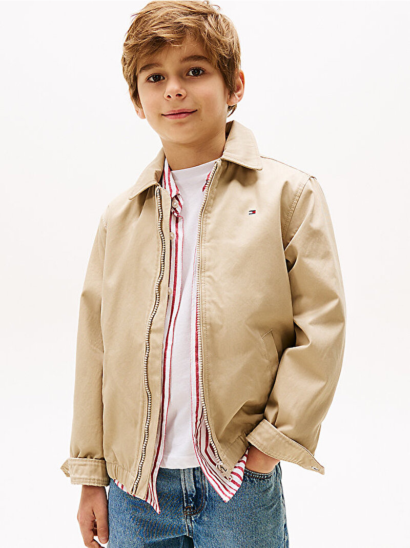 Erkek Çocuk Cotton Ivy Ceket Bej  KB0KB09608RBT