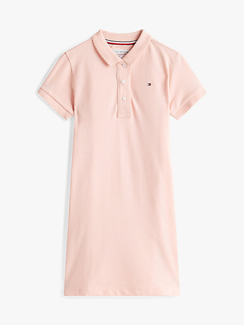 Kız Çocuk Adaptive Essential Polo Elbise Pembe  KG0KG08700TKZ