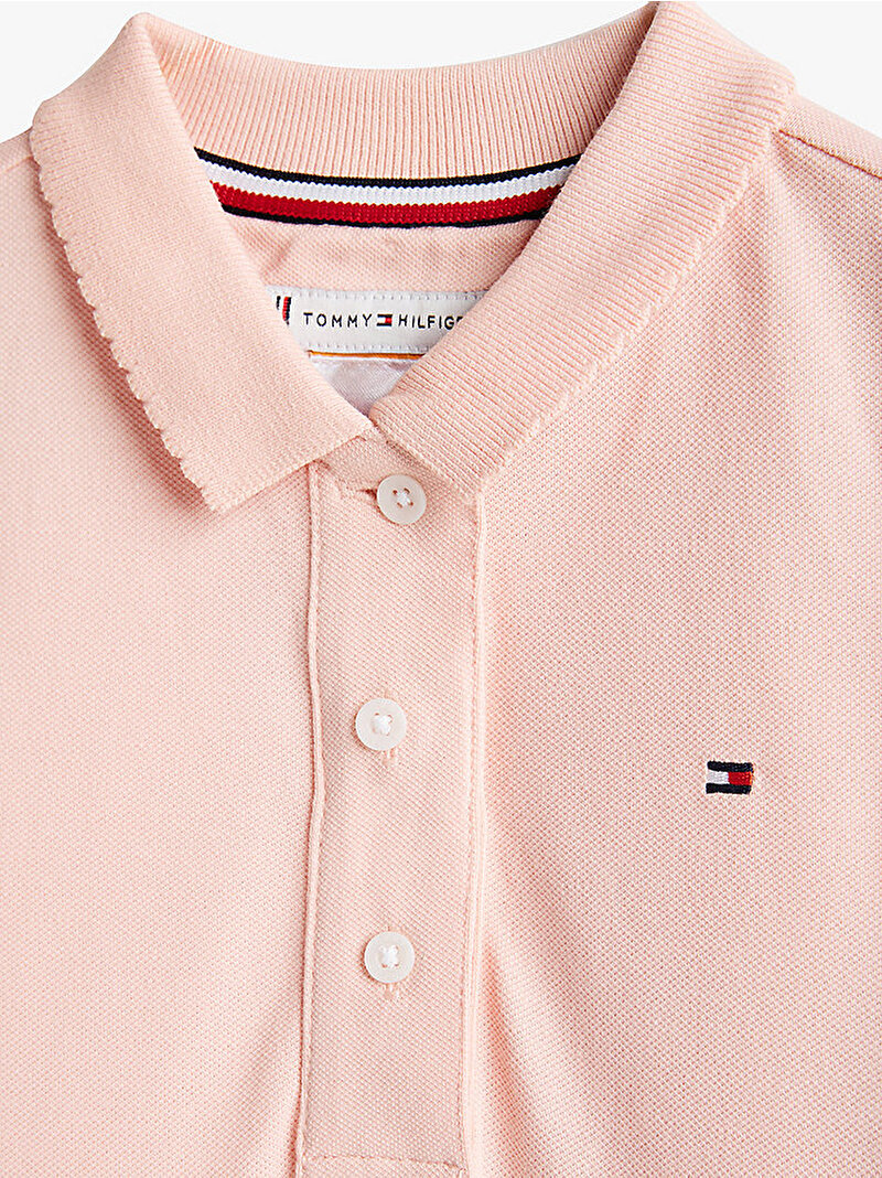 Kız Çocuk Adaptive Essential Polo Elbise Pembe  KG0KG08700TKZ