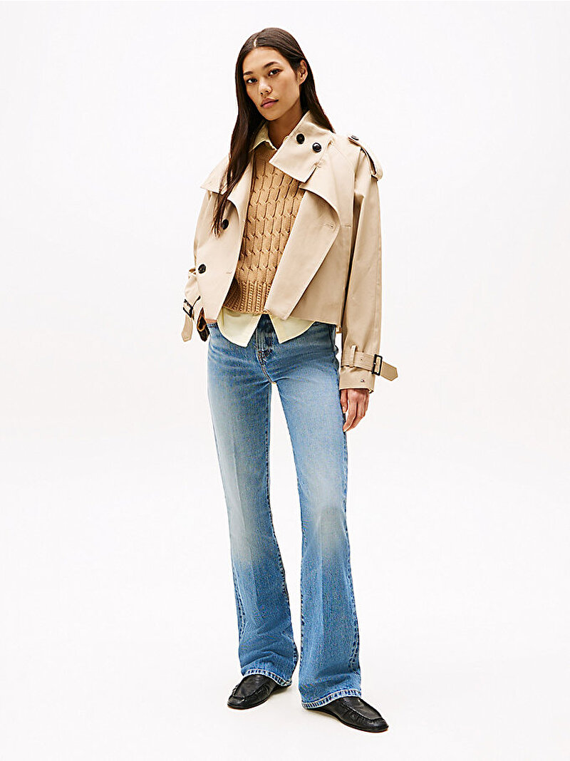 Kadın Bootcut Jean Pantolon Mavi  WW0WW443541A6