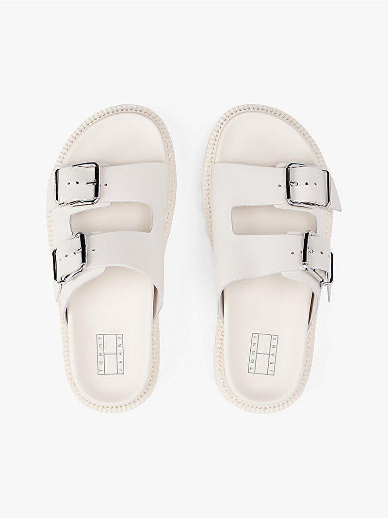 Kadın TJW Double Strap Terlik Beyaz  EN0EN02753YBI