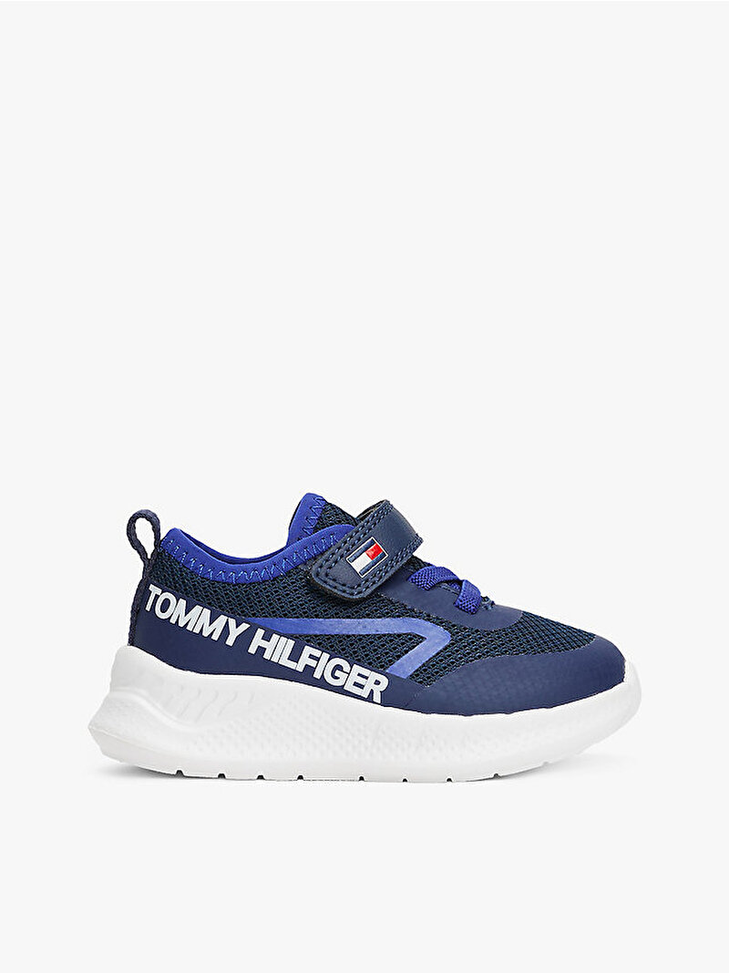 Erkek Çocuk Low Cut Lace Up Velcro Sneaker Mavi  EF00033868601