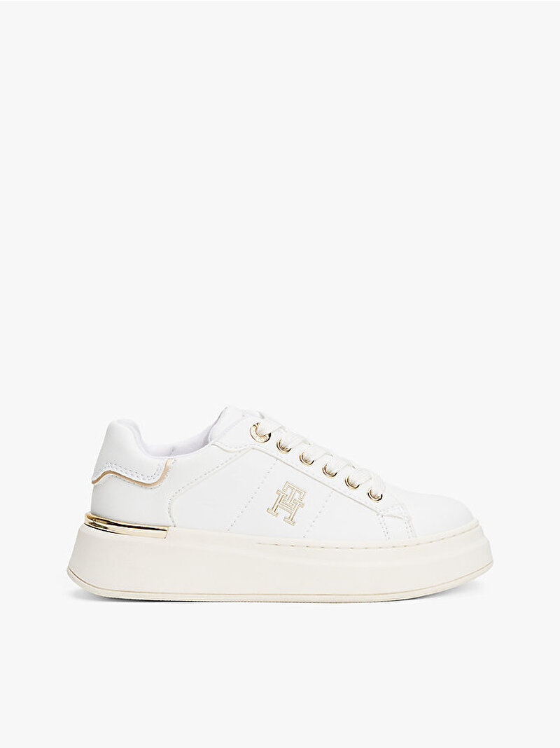 Kız Çocuk Low Cut Lace-Up Sneaker Beyaz  EF00033749100