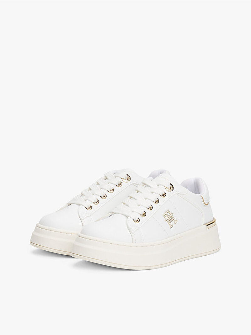 Kız Çocuk Low Cut Lace-Up Sneaker Beyaz  EF00033749100