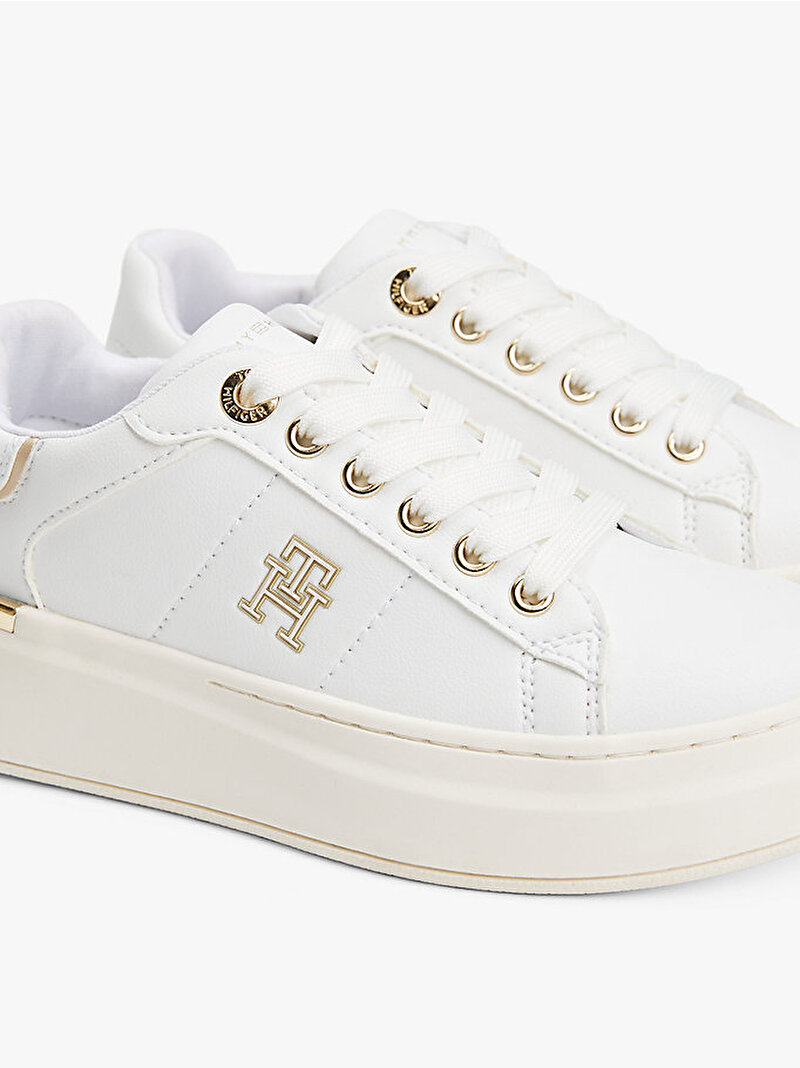 Kız Çocuk Low Cut Lace-Up Sneaker Beyaz  EF00033749100