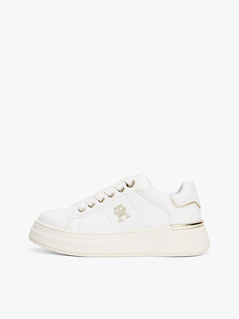 Kız Çocuk Low Cut Lace-Up Sneaker Beyaz  EF00033749100