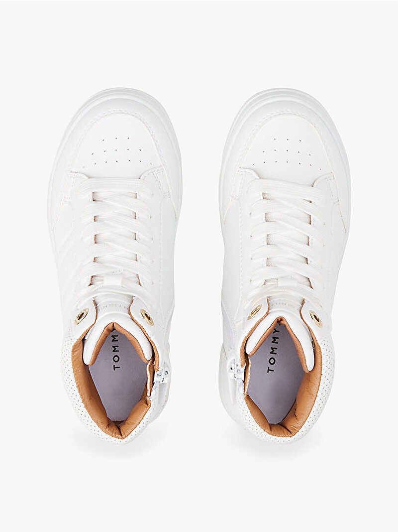 Çocuk Unisex High Top Lace-Up Sneaker Beyaz  EF00033865100