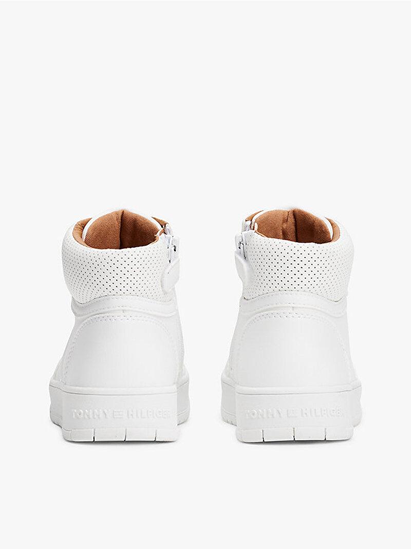 Çocuk Unisex High Top Lace-Up Sneaker Beyaz  EF00033865100