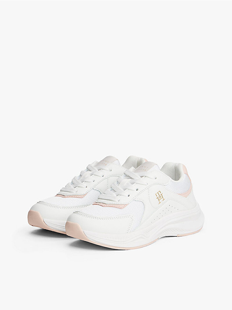 Kız Çocuk Low Cut Lace-Up Sneaker Beyaz  EF00033761355