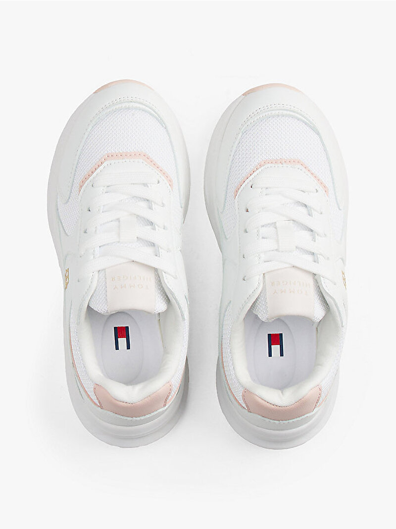 Kız Çocuk Low Cut Lace-Up Sneaker Beyaz  EF00033761355