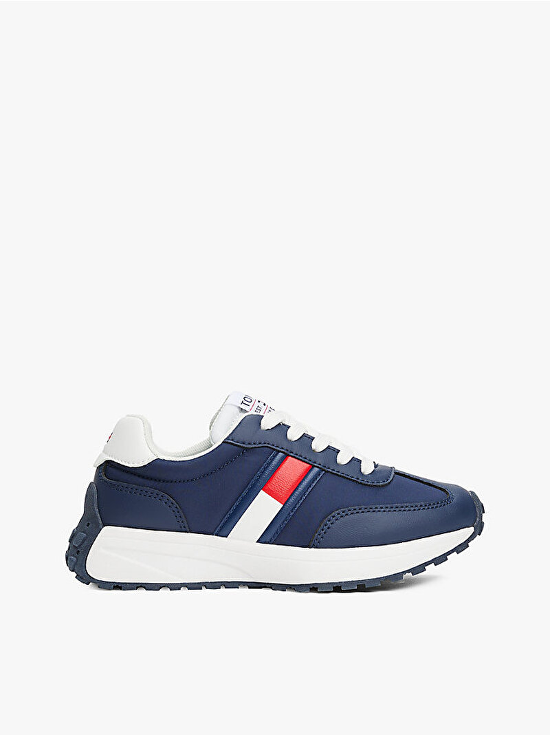 Çocuk Unisex Flag Low Cut Lace Up Sneaker Çok renkli EF00033877007