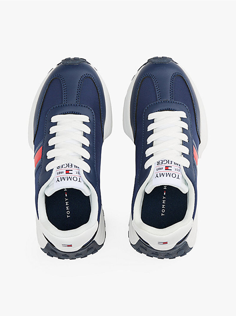 Çocuk Unisex Flag Low Cut Lace Up Sneaker Çok renkli EF00033877007