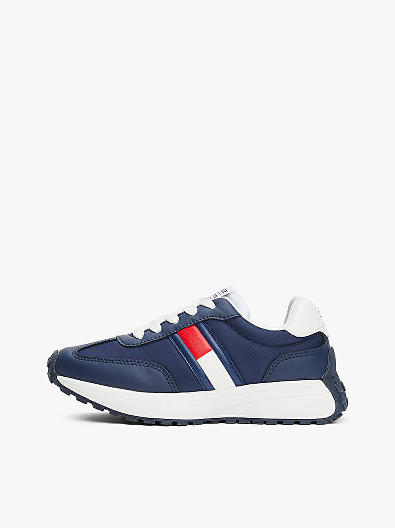 Çocuk Unisex Flag Low Cut Lace Up Sneaker Çok renkli EF00033877007