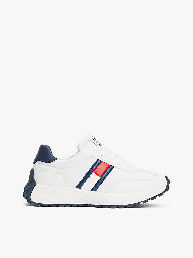 Çocuk Unisex Flag Low Cut Lace Up Sneaker Beyaz  EF00033877336