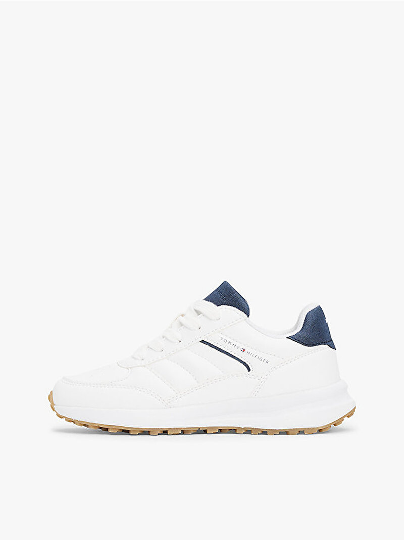 Çocuk Unisex Low Cut Lace Up Velcro Sneaker Beyaz  EF00033873336