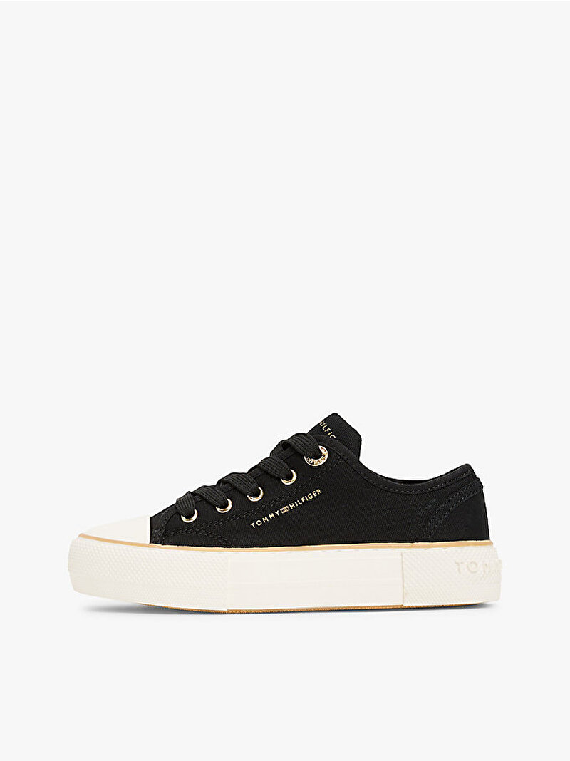 Kız Çocuk Low Cut Lace-Up Sneaker Siyah EF00033733999