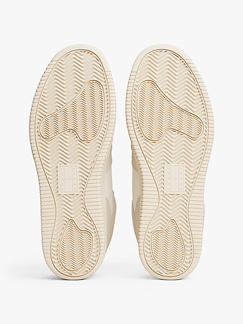 Erkek TJM Retro Basket Sneaker Bej  EM0EM01395YBI