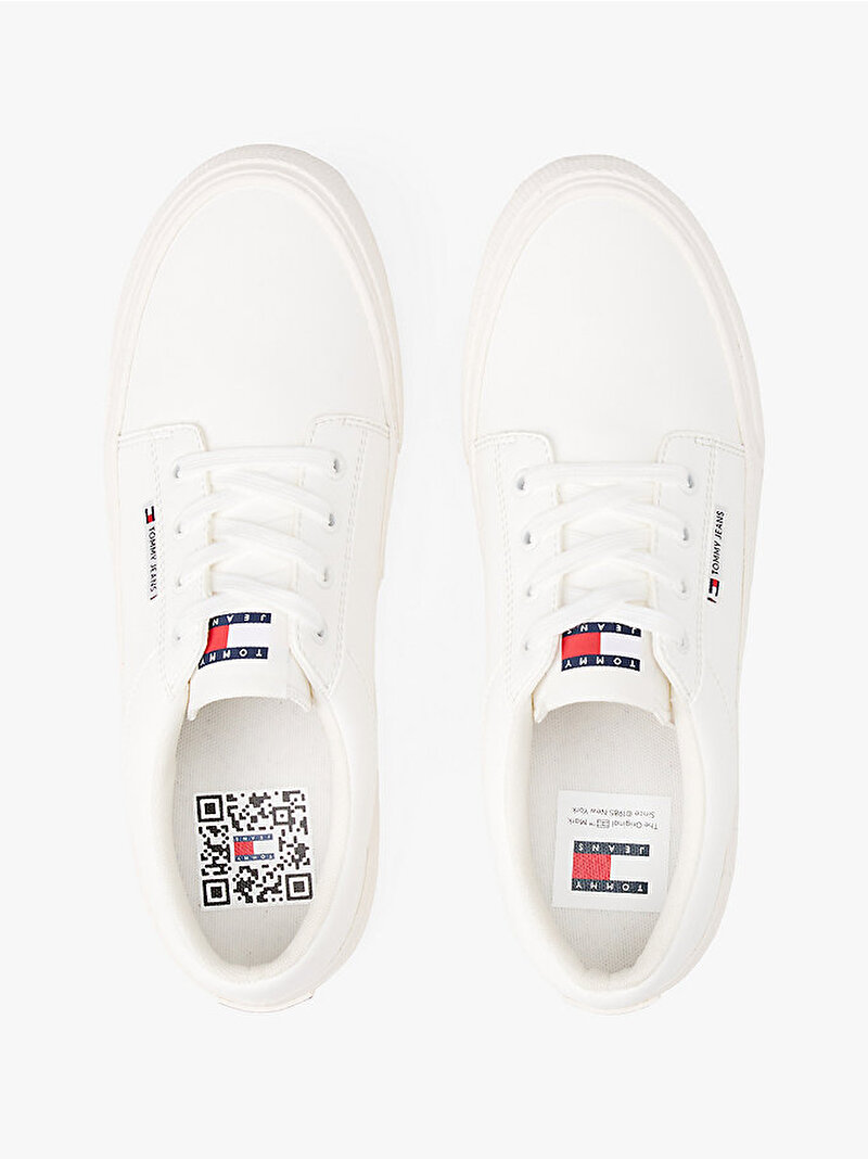 Erkek TJM Vulcanic Skate Sneaker Beyaz  EM0EM01400TCR
