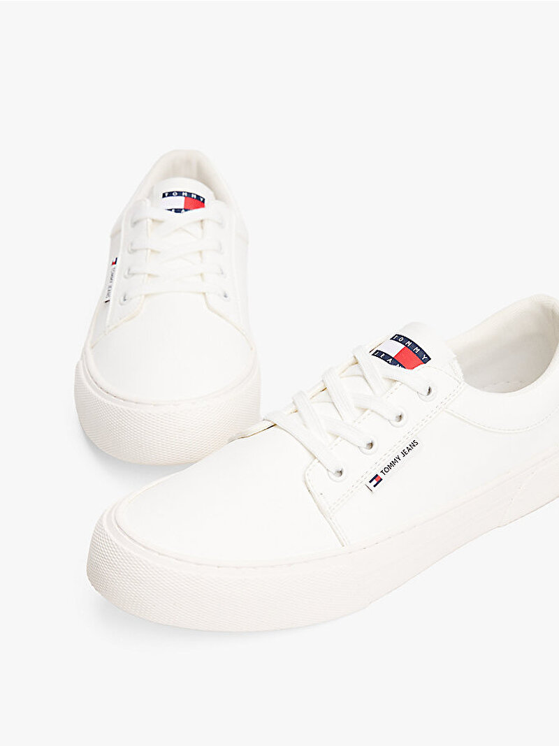 Erkek TJM Vulcanic Skate Sneaker Beyaz  EM0EM01400TCR