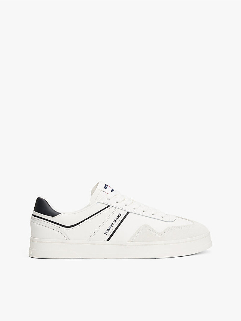 Erkek The Greenwich Leather Sneaker Ekru EM0EM01571TCR