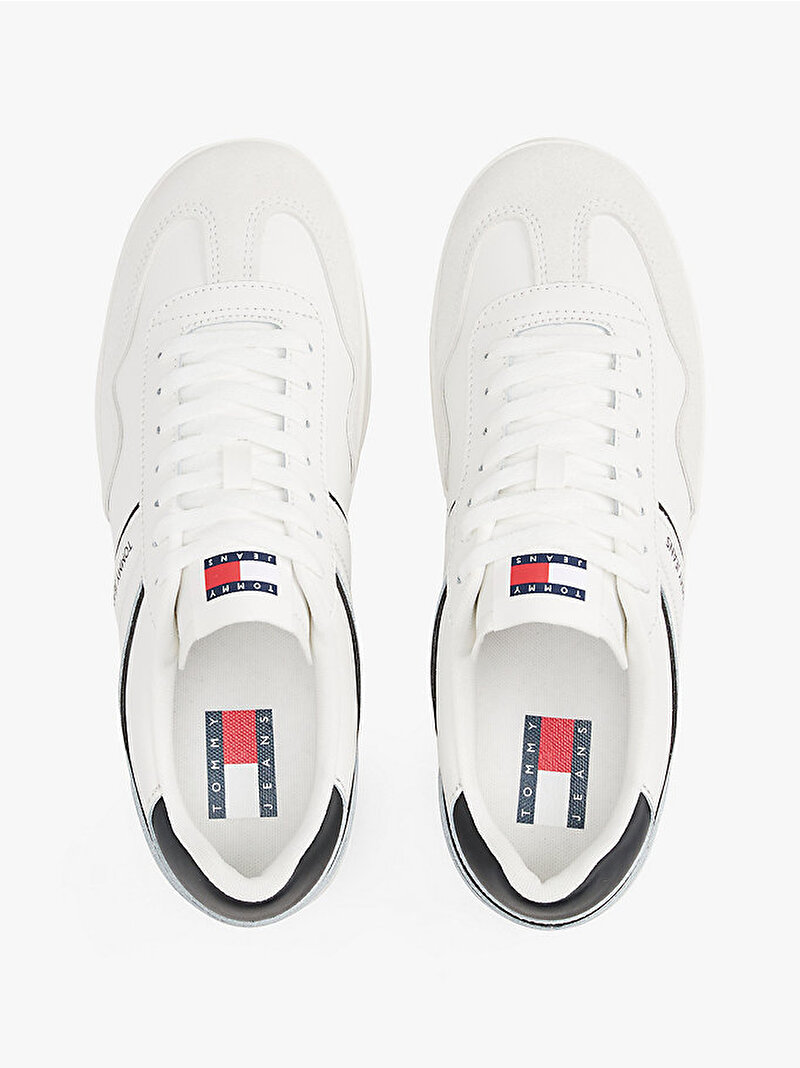 Erkek The Greenwich Leather Sneaker Ekru EM0EM01571TCR