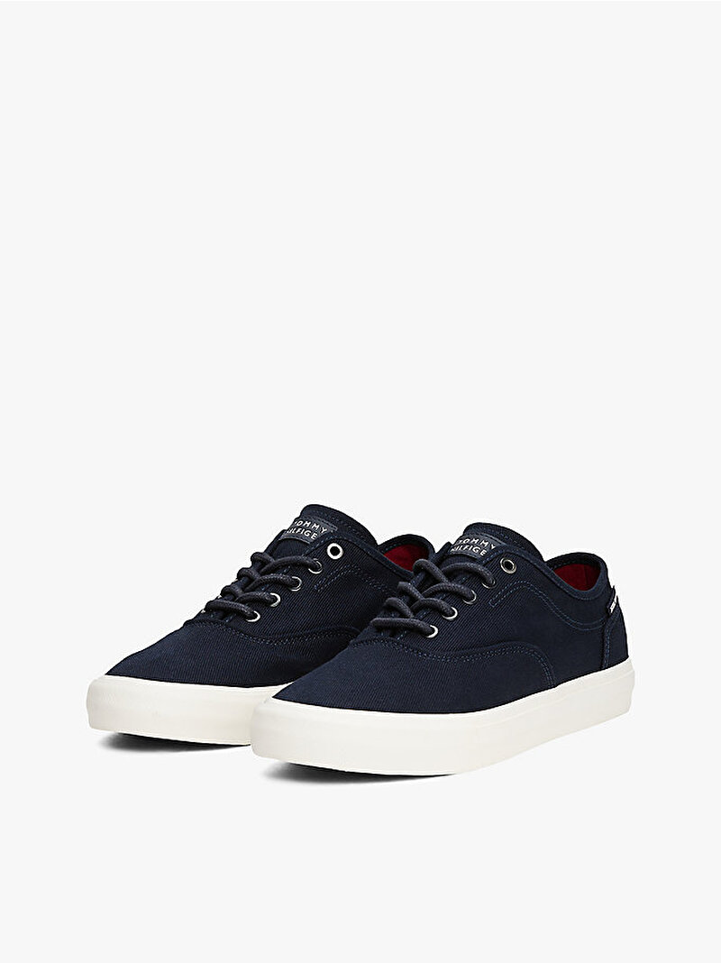 Erkek TH Vulcanic Low Oxford Sneaker Lacivert FM0FM05400DW5