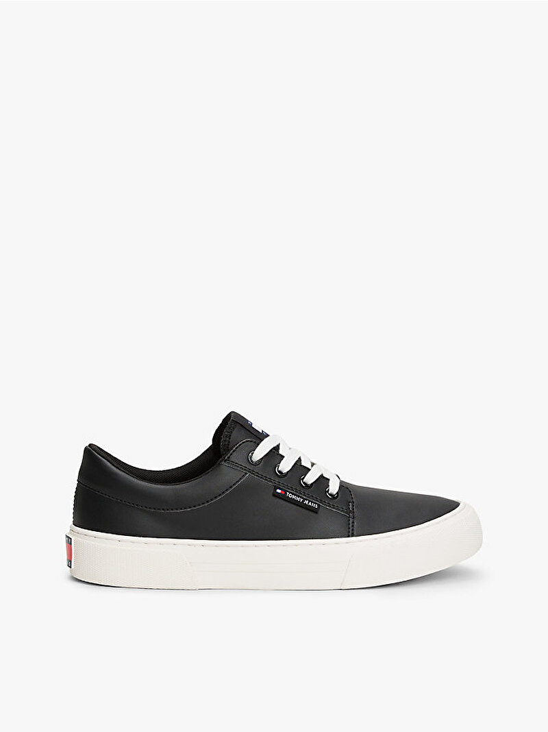 Erkek TJM Vulcanic Skate Sneaker Siyah EM0EM01400BDS