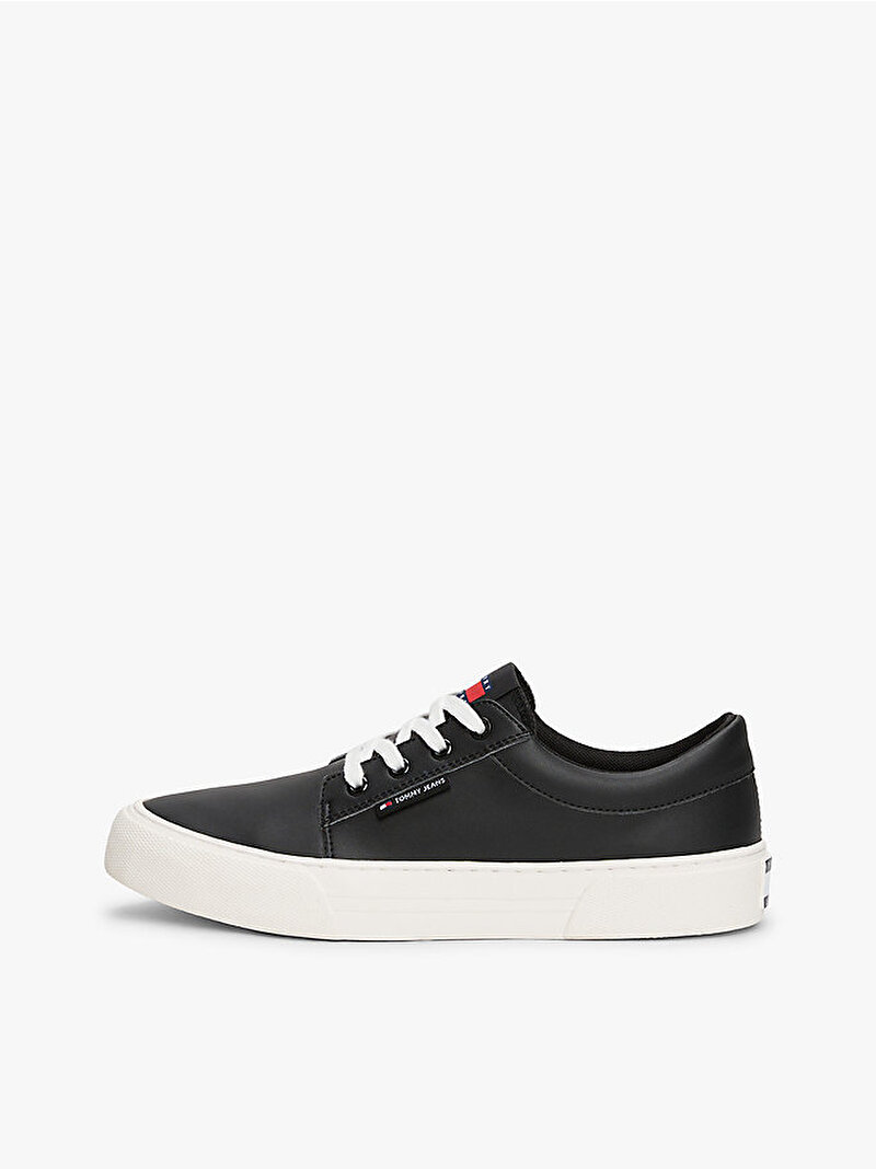 Erkek TJM Vulcanic Skate Sneaker Siyah EM0EM01400BDS