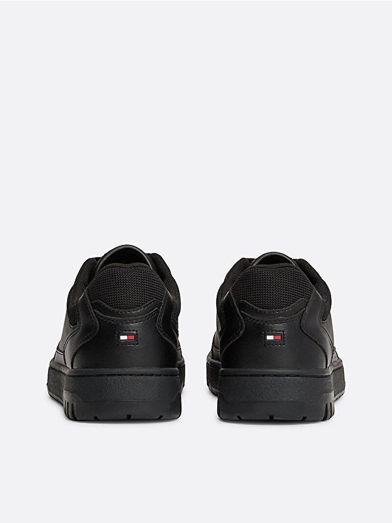 Erkek TH Basket Core Leather Sneaker Siyah FM0FM05040BDS