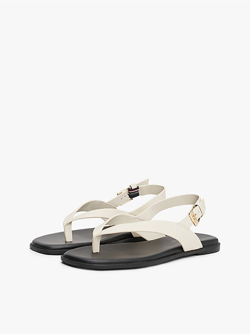Kadın Color Block Thong Sandalet Bej  FW0FW08883ACG