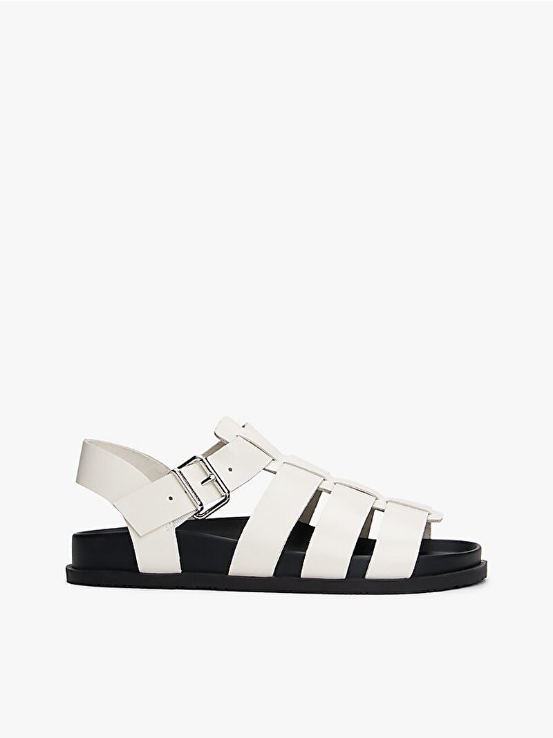Kadın TJW Fisherman Patent Sandalet Beyaz  EN0EN02874YBI