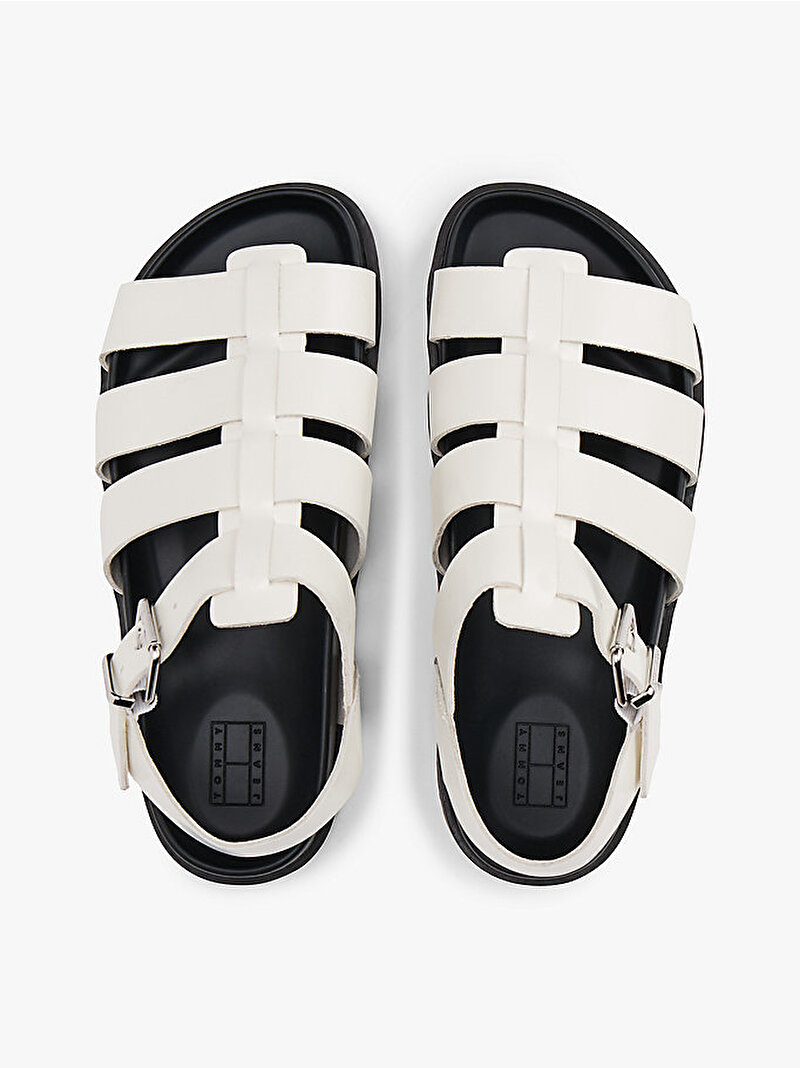 Kadın TJW Fisherman Patent Sandalet Beyaz  EN0EN02874YBI