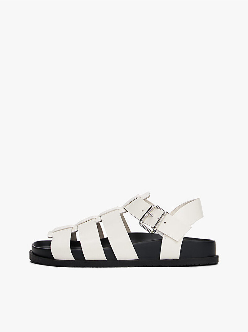 Kadın TJW Fisherman Patent Sandalet Beyaz  EN0EN02874YBI