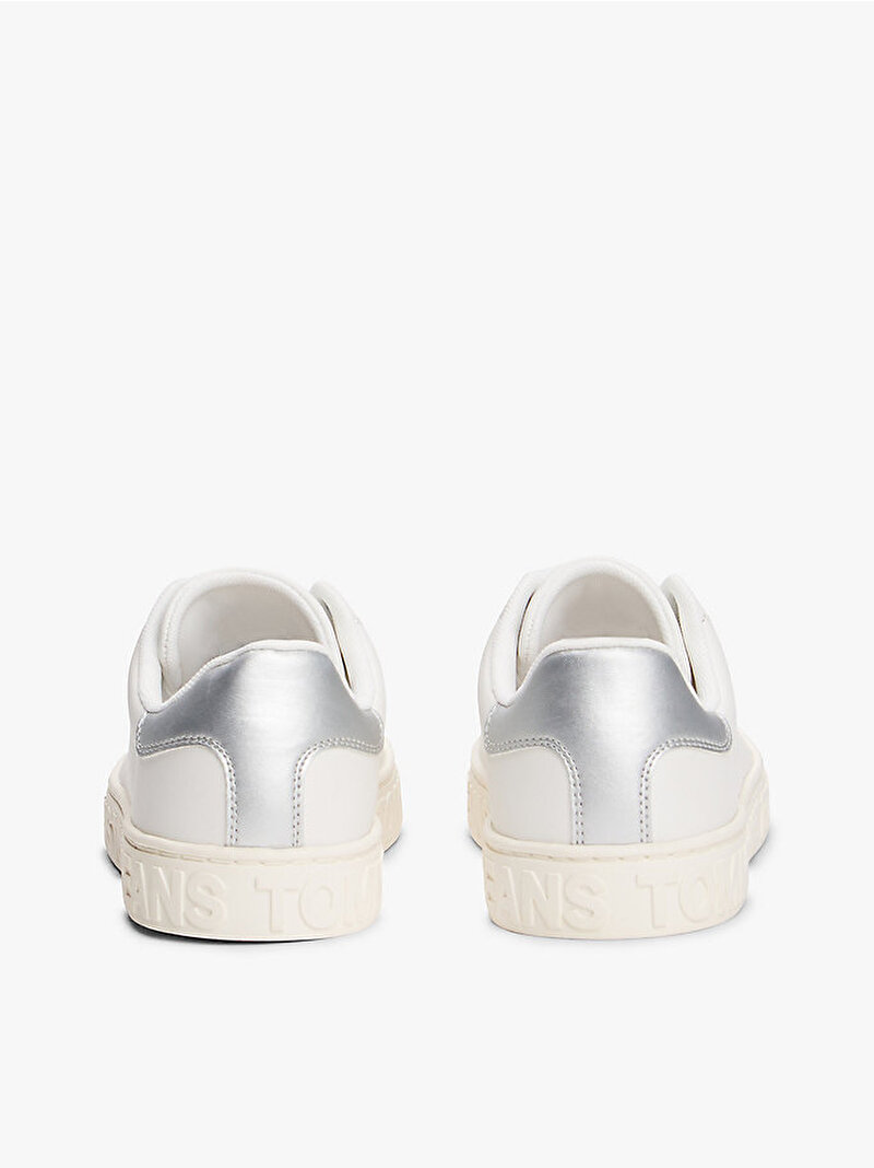 Kadın TJW Logo Outsole Sneaker Ekru EN0EN027030K7
