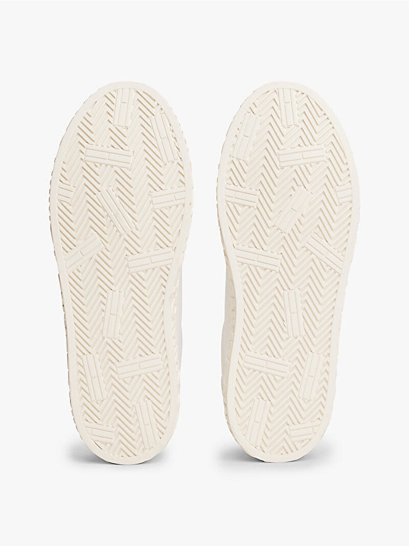 Kadın TJW Logo Outsole Sneaker Ekru EN0EN027030K7