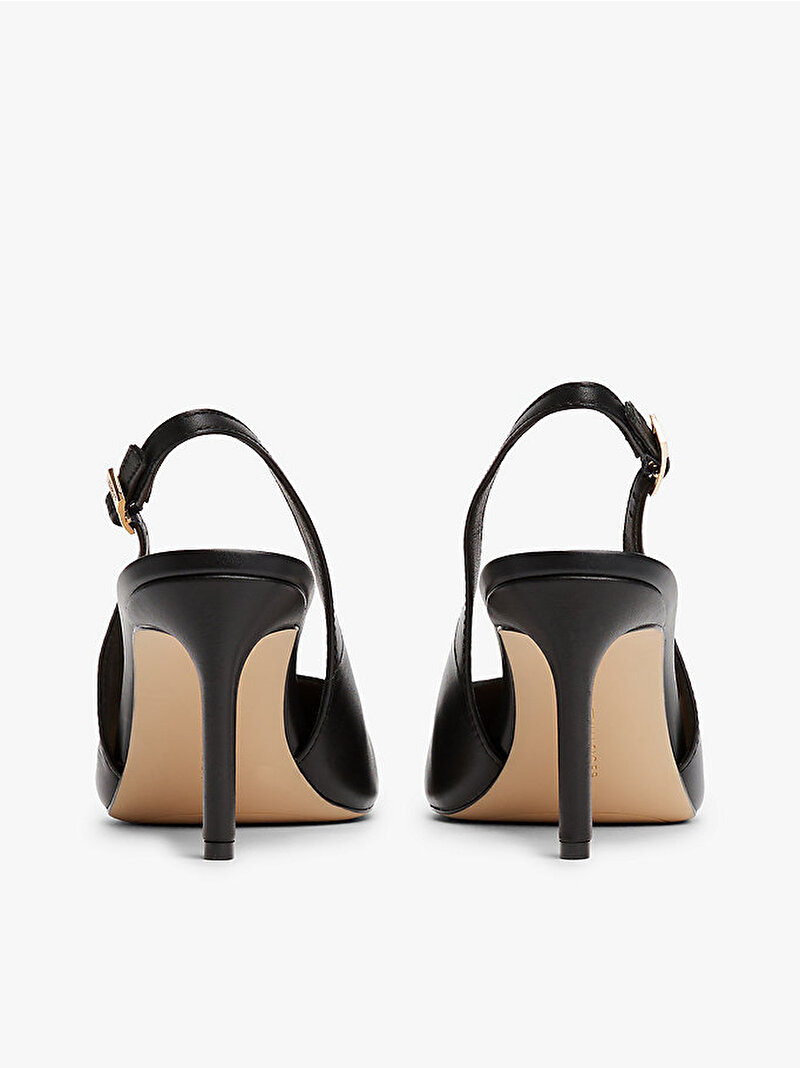 Kadın Squared Toe Topuklu Ayakkabı Siyah FW0FW08636BDS