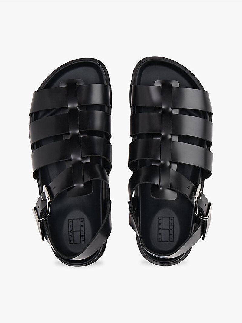 Kadın TJW Fisherman Patent Sandalet Siyah EN0EN02874BDS