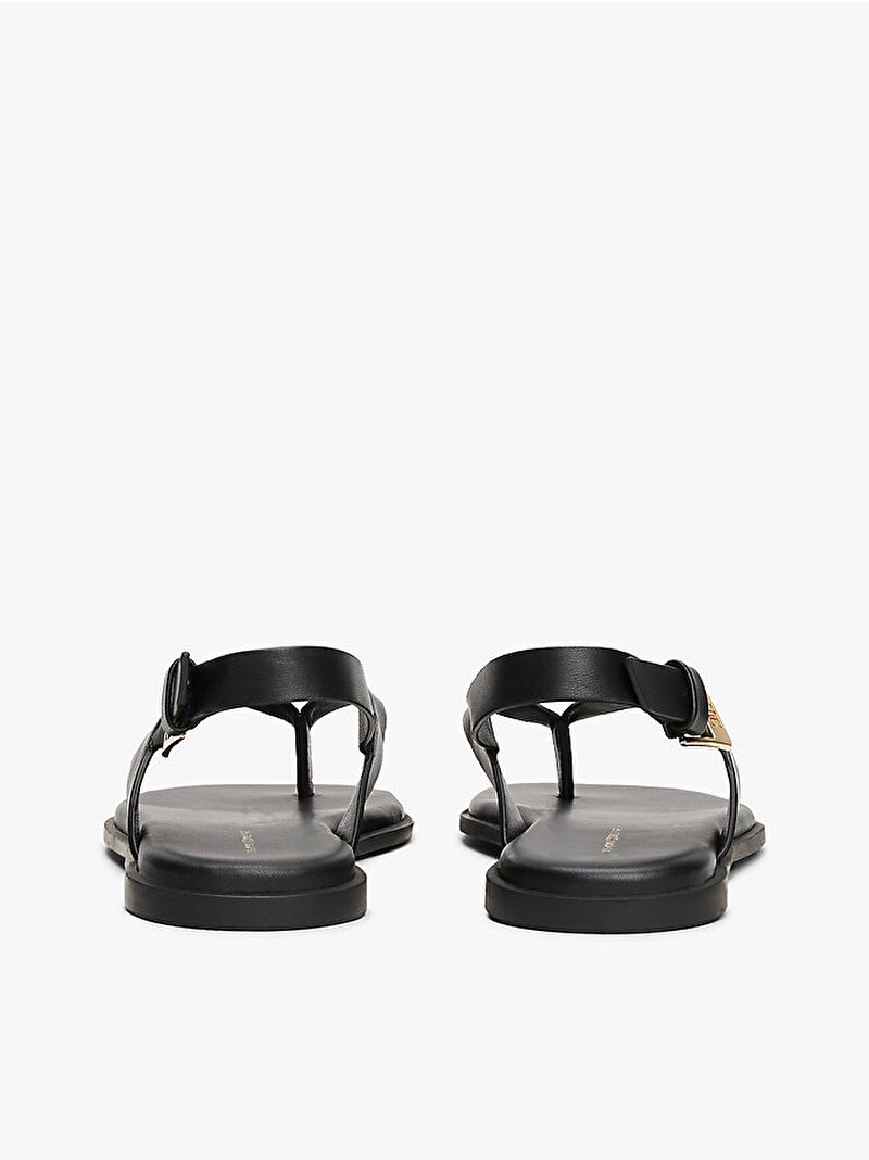 Kadın Color Block Thong Sandalet Siyah FW0FW08883BDS