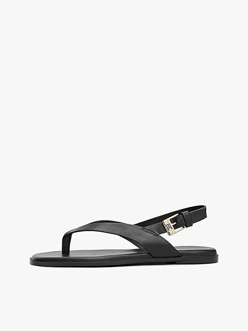 Kadın Color Block Thong Sandalet Siyah FW0FW08883BDS