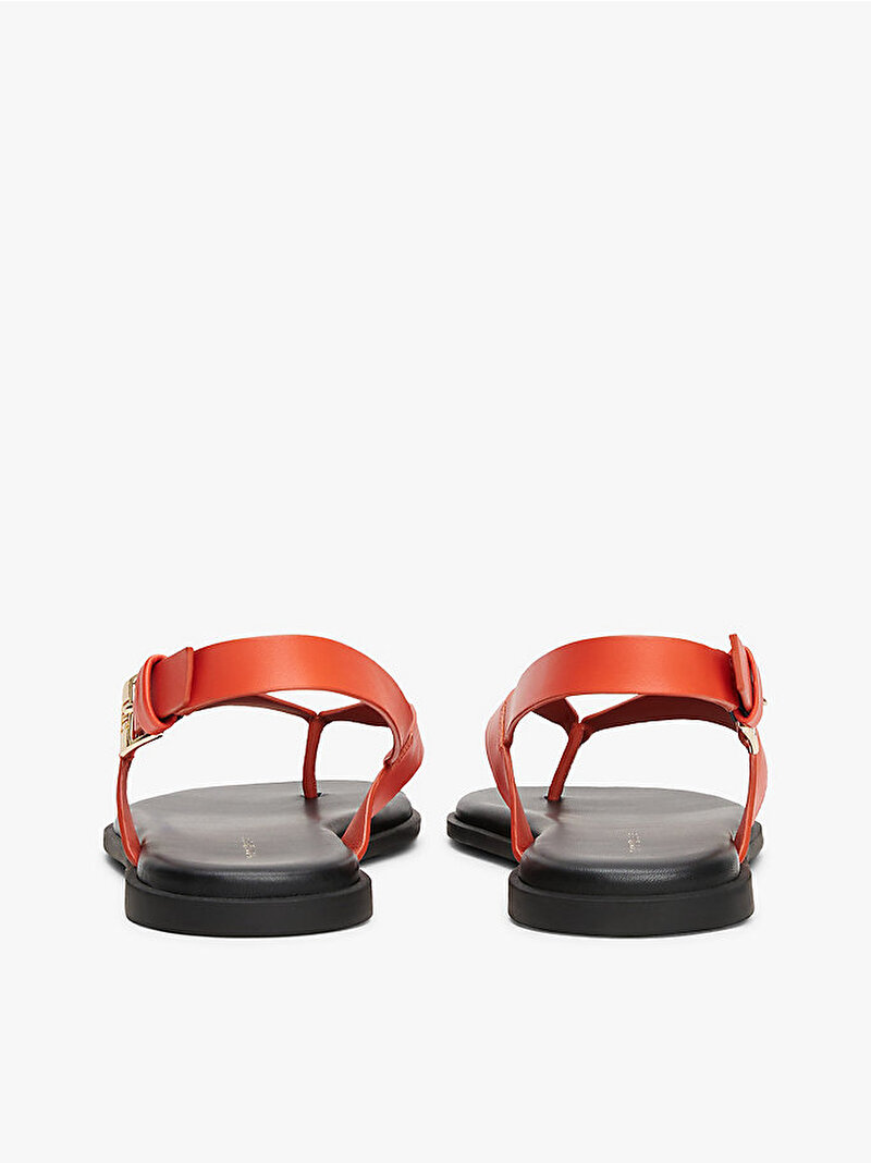Kadın Color Block Thong Sandalet Turuncu FW0FW08883SN2