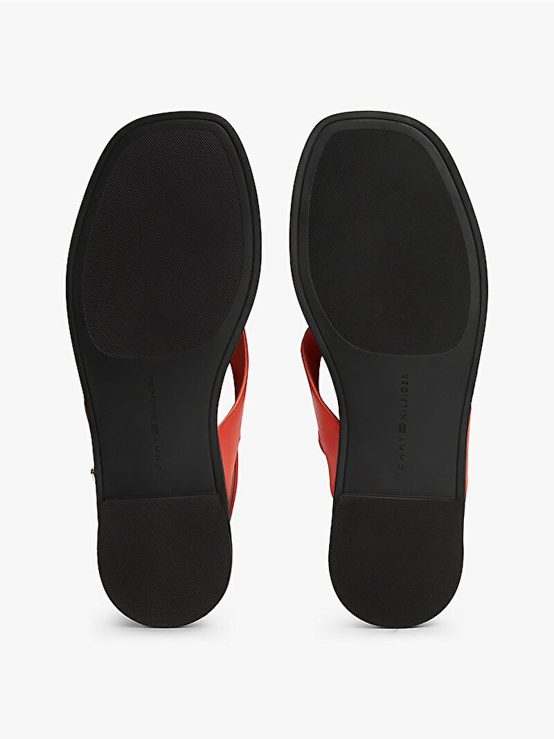 Kadın Color Block Thong Sandalet Turuncu FW0FW08883SN2