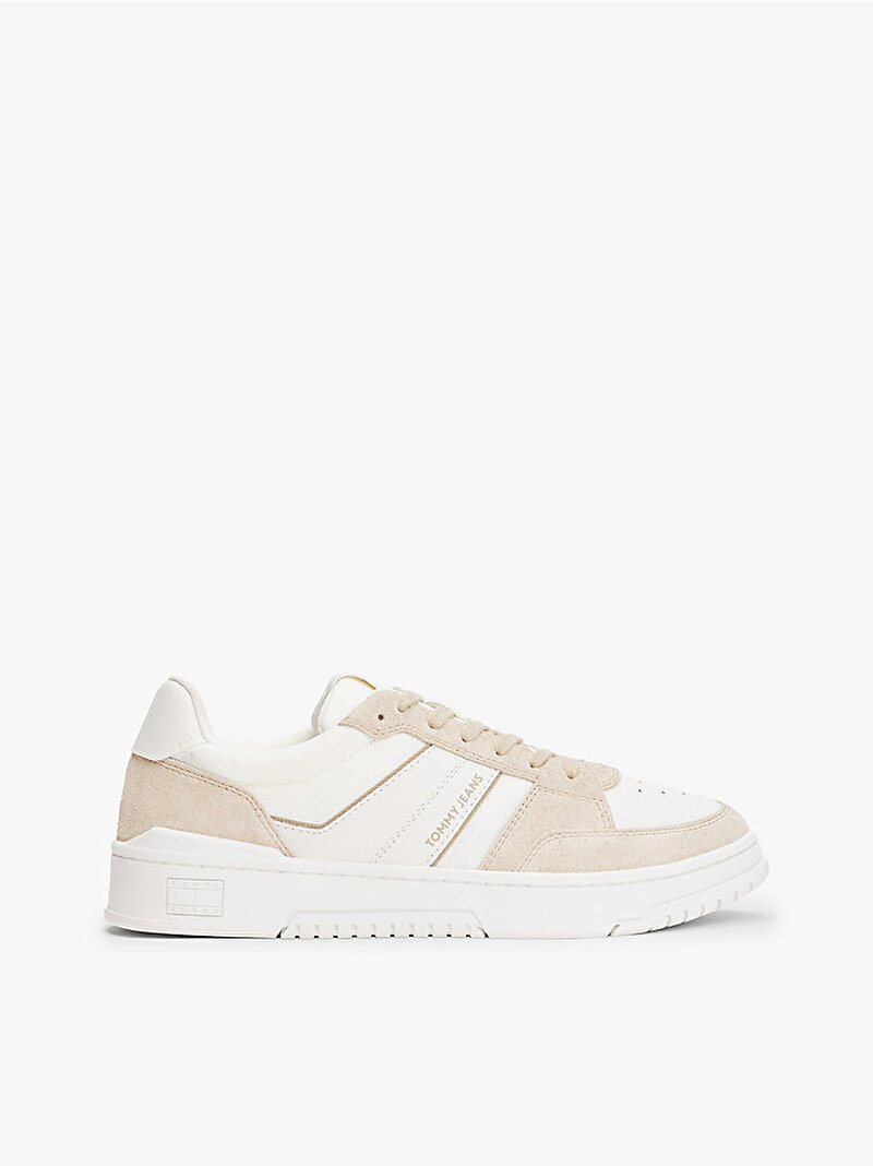 Erkek TJM Cupsole Sneaker Bej  EM0EM01579RBV