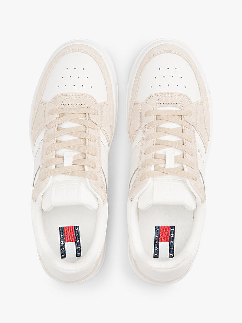 Erkek TJM Cupsole Sneaker Bej  EM0EM01579RBV