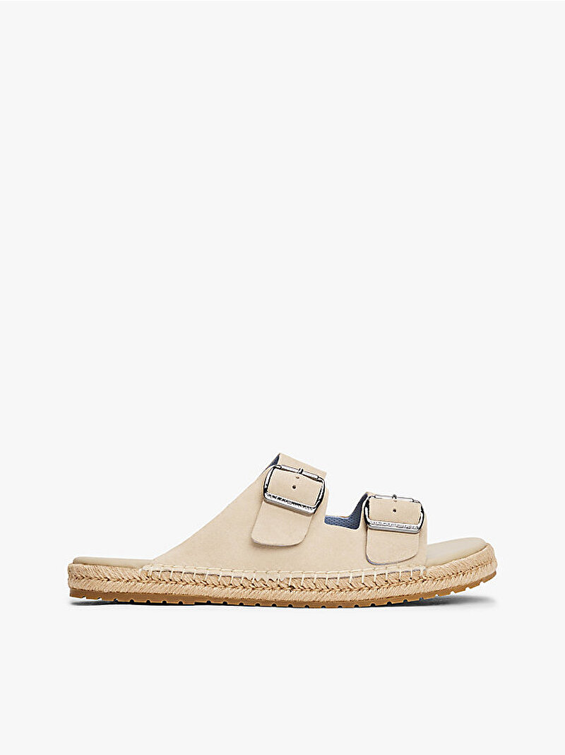 Erkek Flex Jutte Hilfiger Espadril Terlik Bej  FM0FM05503RBT