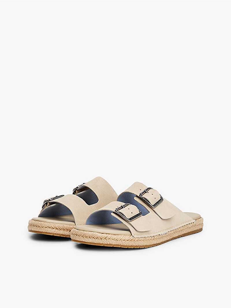 Erkek Flex Jutte Hilfiger Espadril Terlik Bej  FM0FM05503RBT