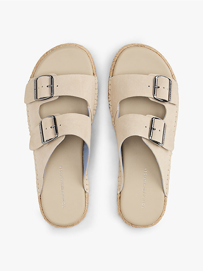 Erkek Flex Jutte Hilfiger Espadril Terlik Bej  FM0FM05503RBT