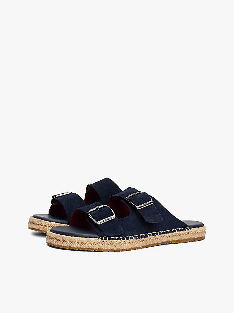 Erkek Flex Jutte Hilfiger Espadril Terlik Lacivert FM0FM05503DW5