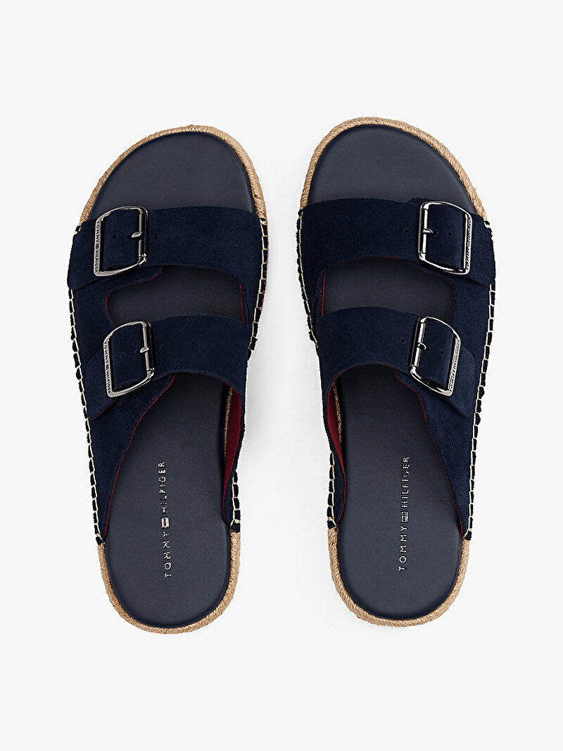 Erkek Flex Jutte Hilfiger Espadril Terlik Lacivert FM0FM05503DW5