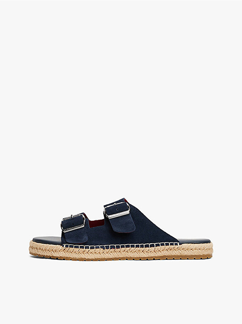 Erkek Flex Jutte Hilfiger Espadril Terlik Lacivert FM0FM05503DW5
